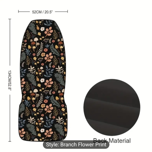 NEW! Set of 2 Universal Car Seat Covers w/ FREE trash can - Picture 2 of 4